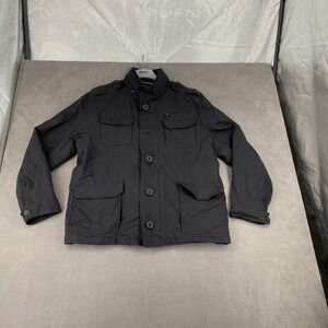 Marc New York Andrew Marc Mens Black Field Jacket Utility Coat XL H194
